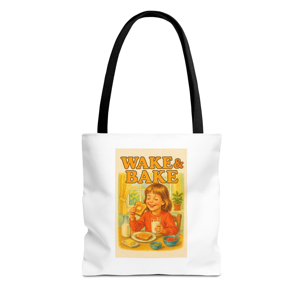 Wake & Bake & Candy Chaos - Tote Bag  Fun Eco-Friendly Shoulder Bag