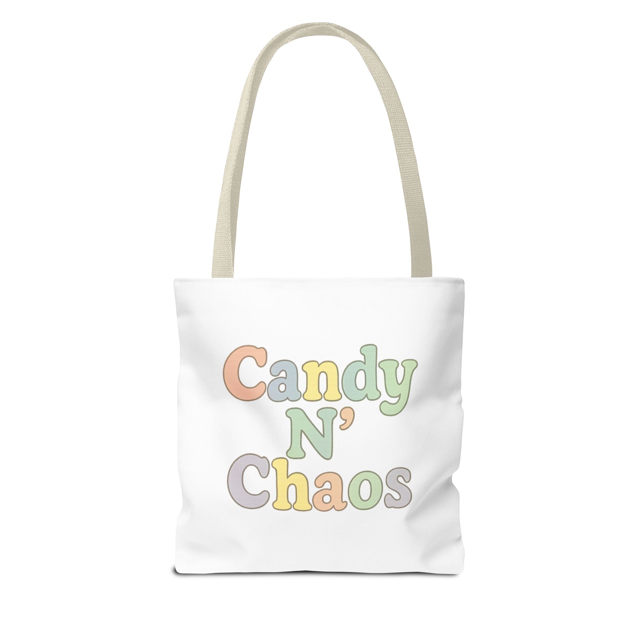 Not Today Satan & Candy Chaos - Tote Bag  Fun Eco-Friendly Shoulder Bag