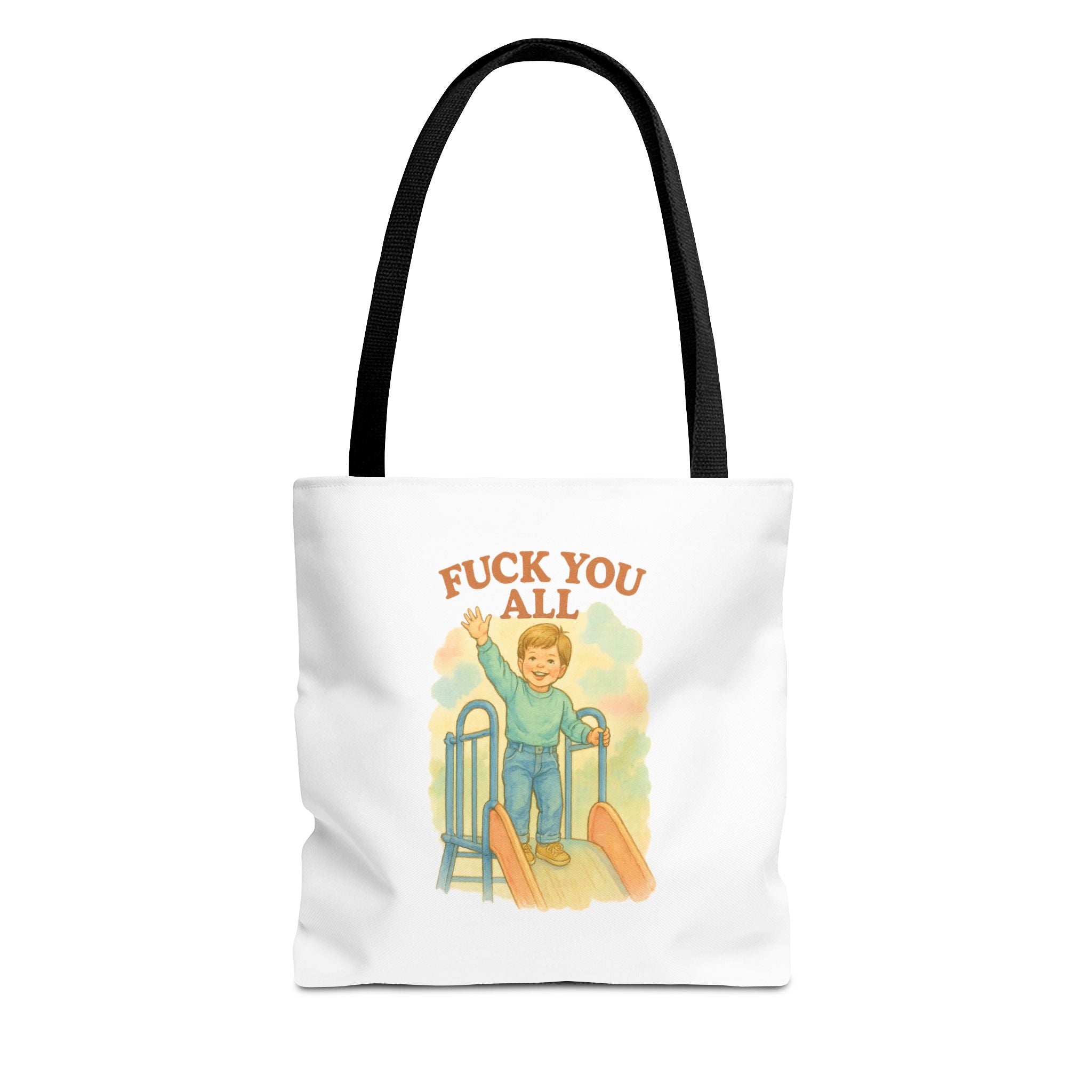 Fuck You All & Candy Chaos - Tote Bag  Fun Eco-Friendly Shoulder Bag