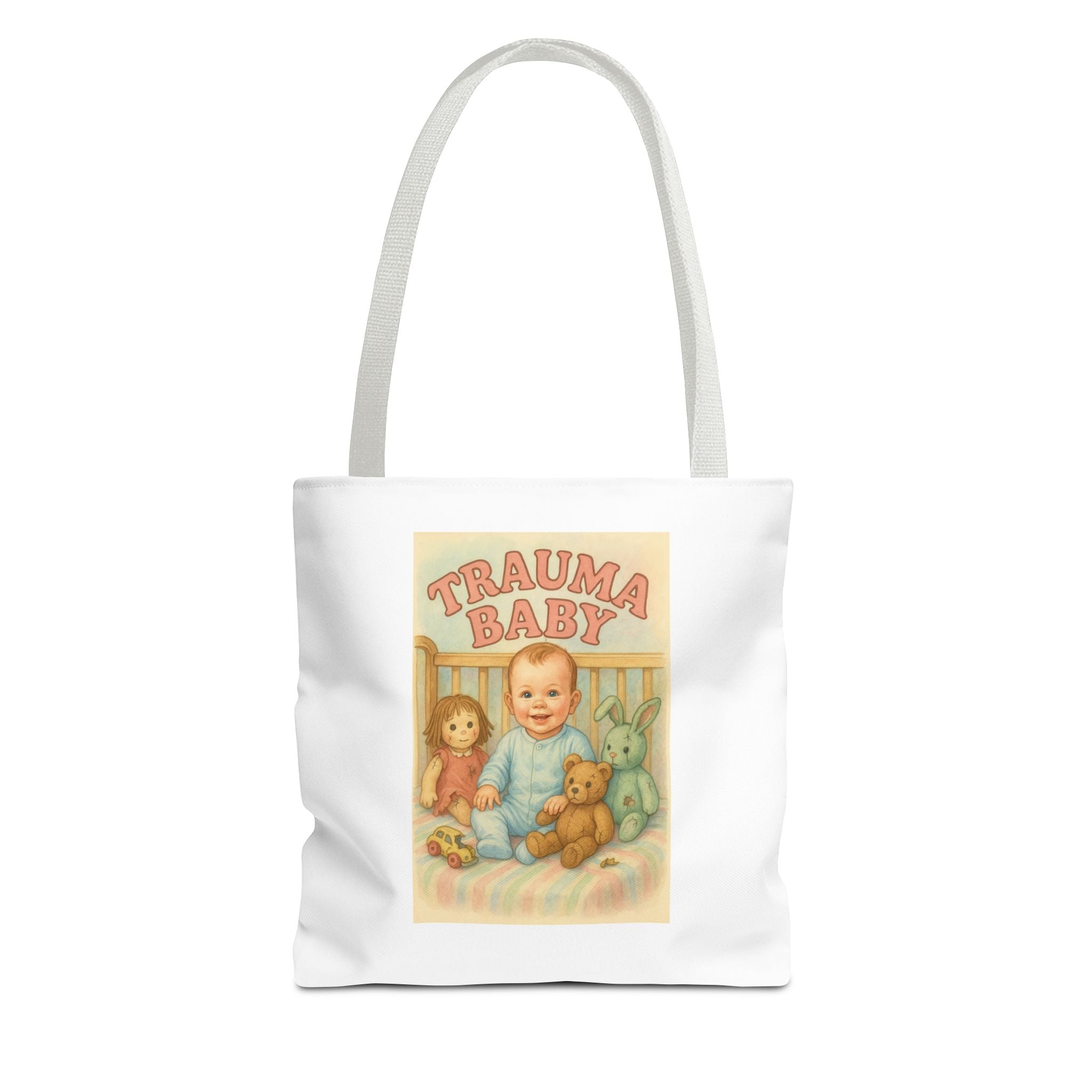 Trauma Baby & Candy Chaos - Tote Bag  Fun Eco-Friendly Shoulder Bag