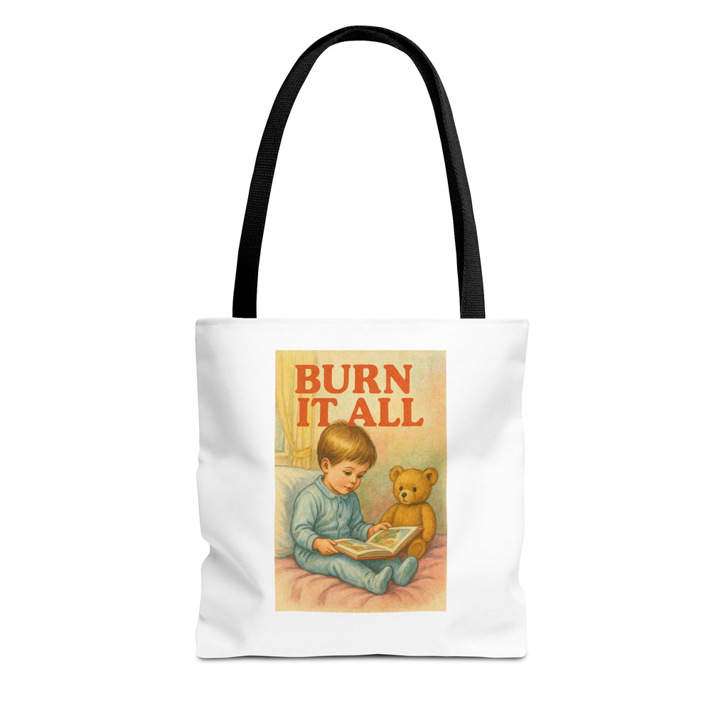 Burn It All & Candy Chaos - Tote Bag  Fun Eco-Friendly Shoulder Bag