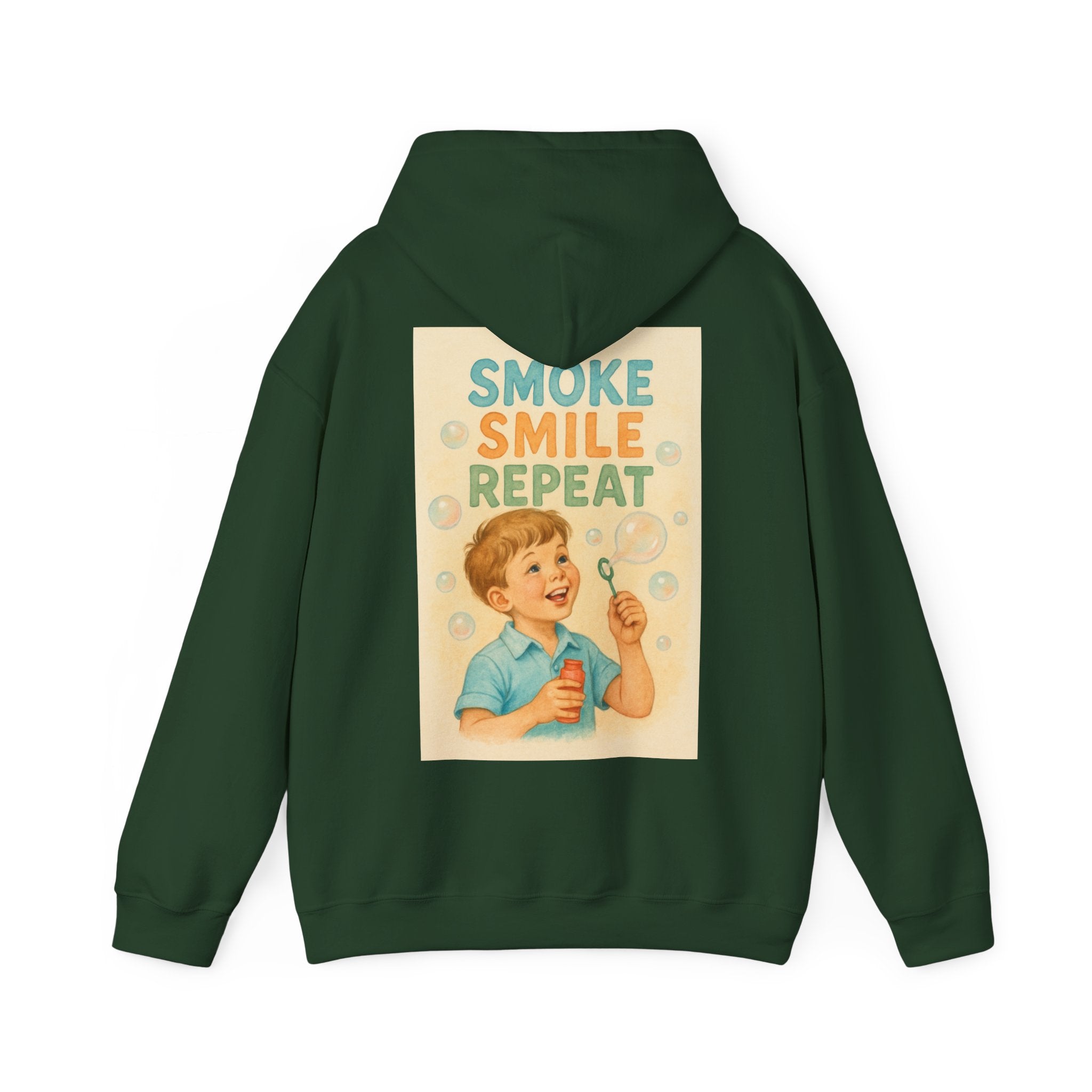 Smoke Smile Repeat - Unisex Funny Hoodie