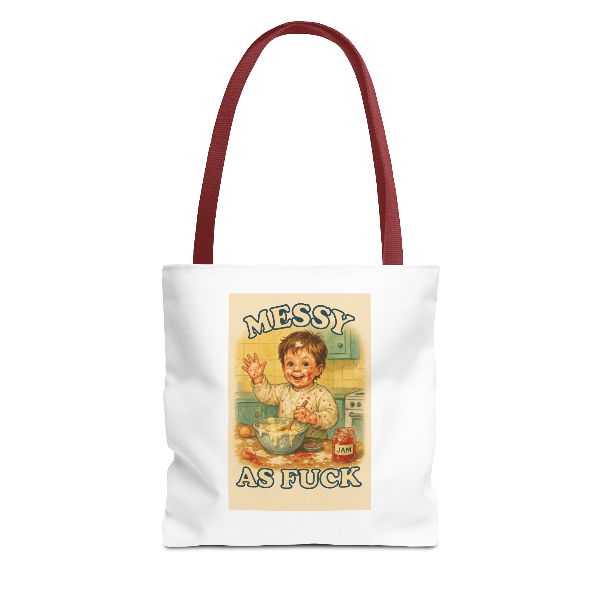 Messy As Fuck & Candy Chaos - Tote Bag  Fun Eco-Friendly Shoulder Bag