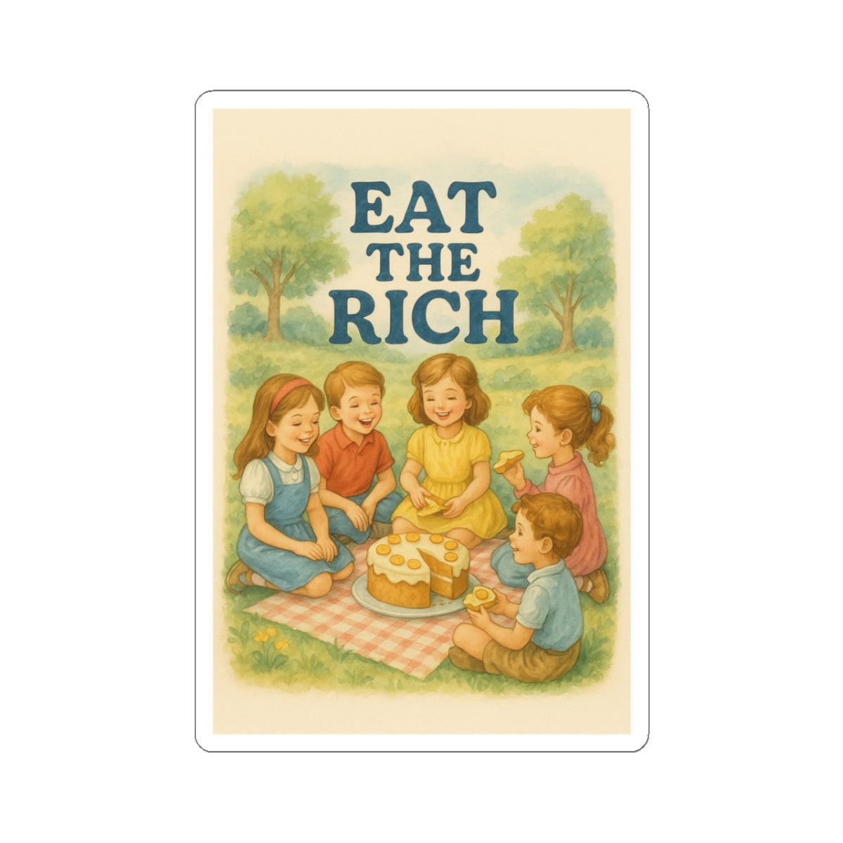 Eat The Rich Sticker