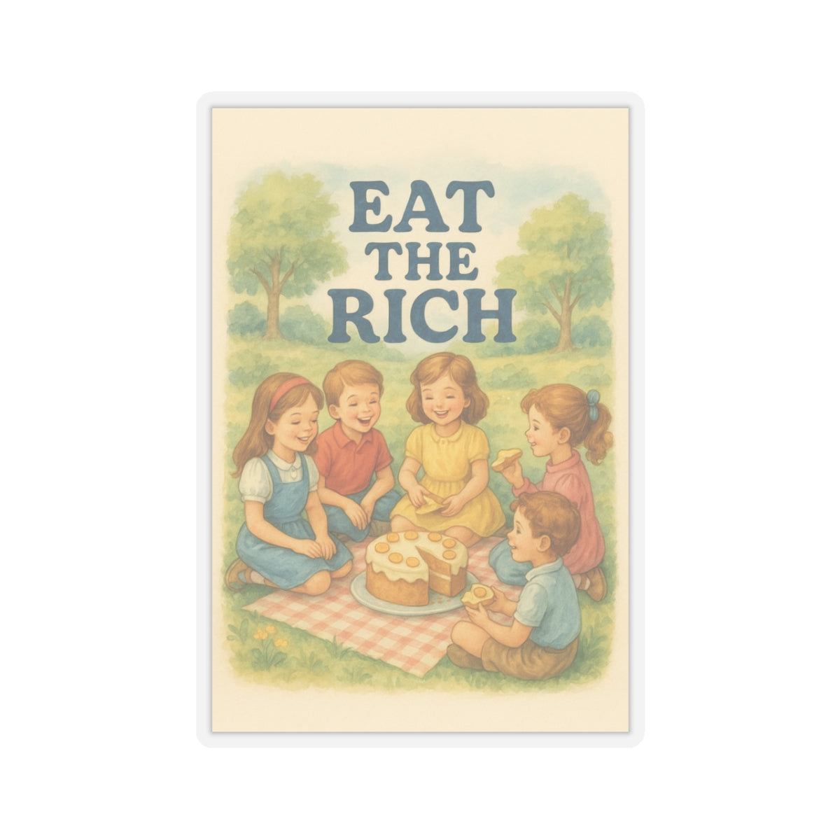 Eat The Rich Sticker