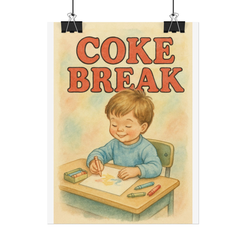 Coke Break Poster 6" x 8"