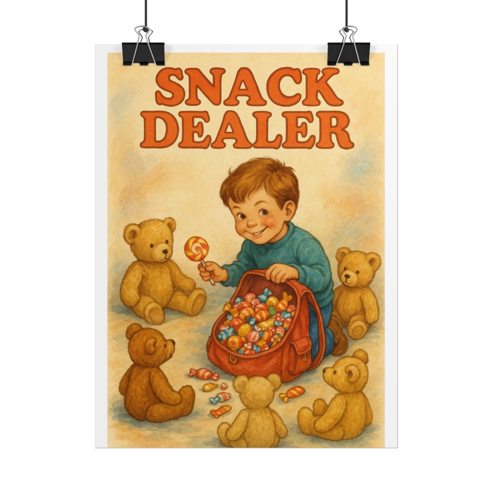 Snack Dealer Poster 6" x 8"