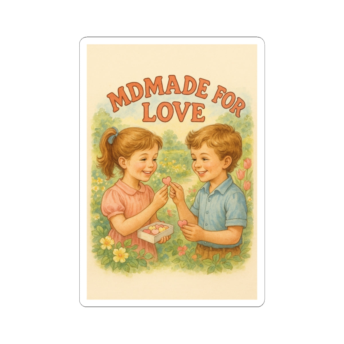 MDMAde For Love Sticker