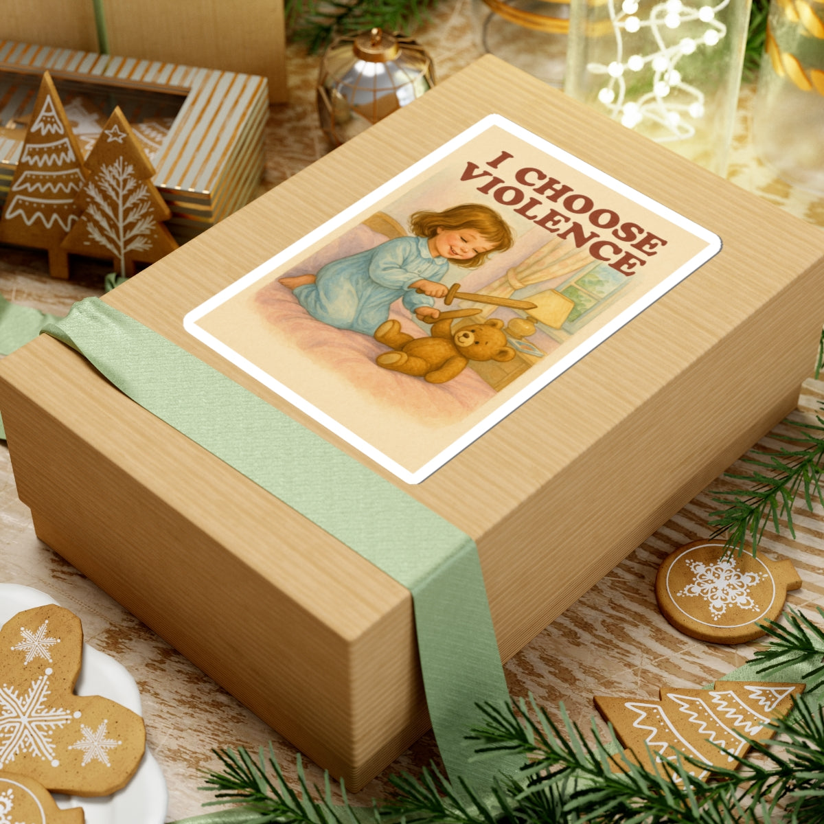 I Choose Violence Sticker