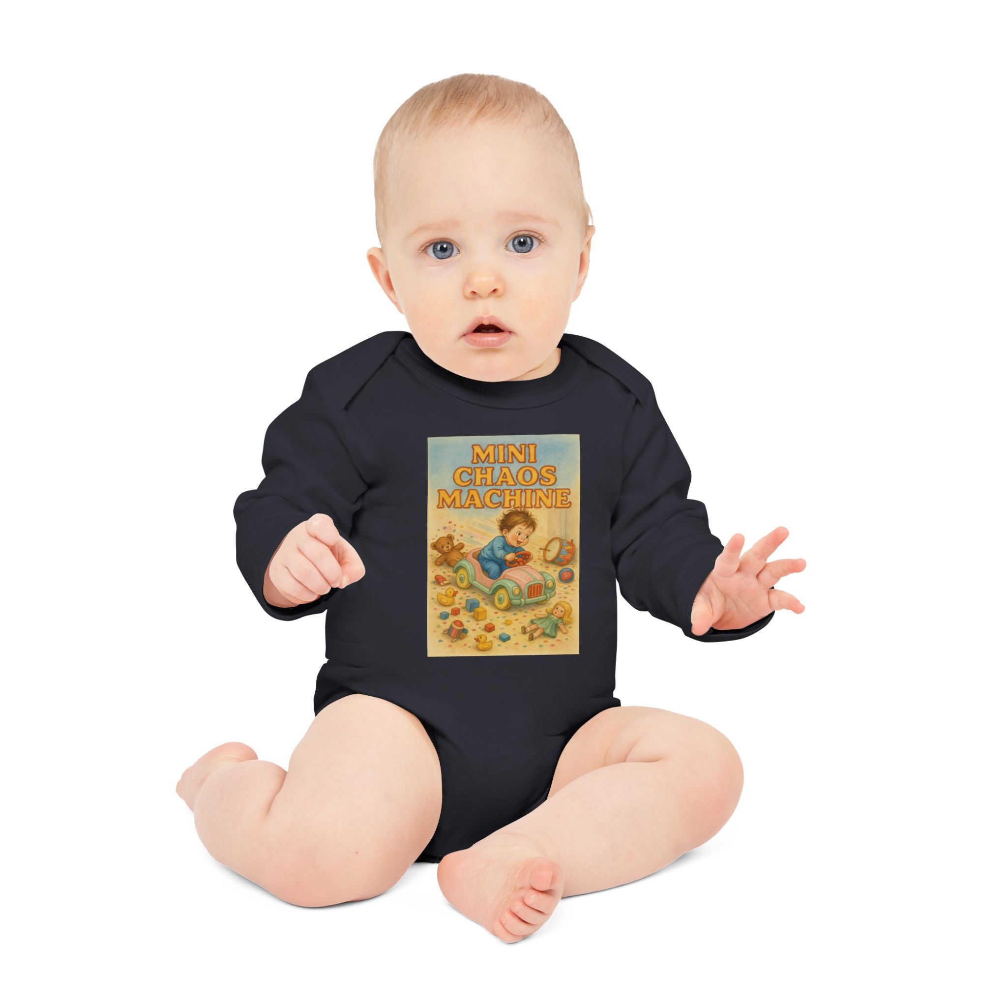 Mini Chaos Machine - Funny Baby Bodysuit