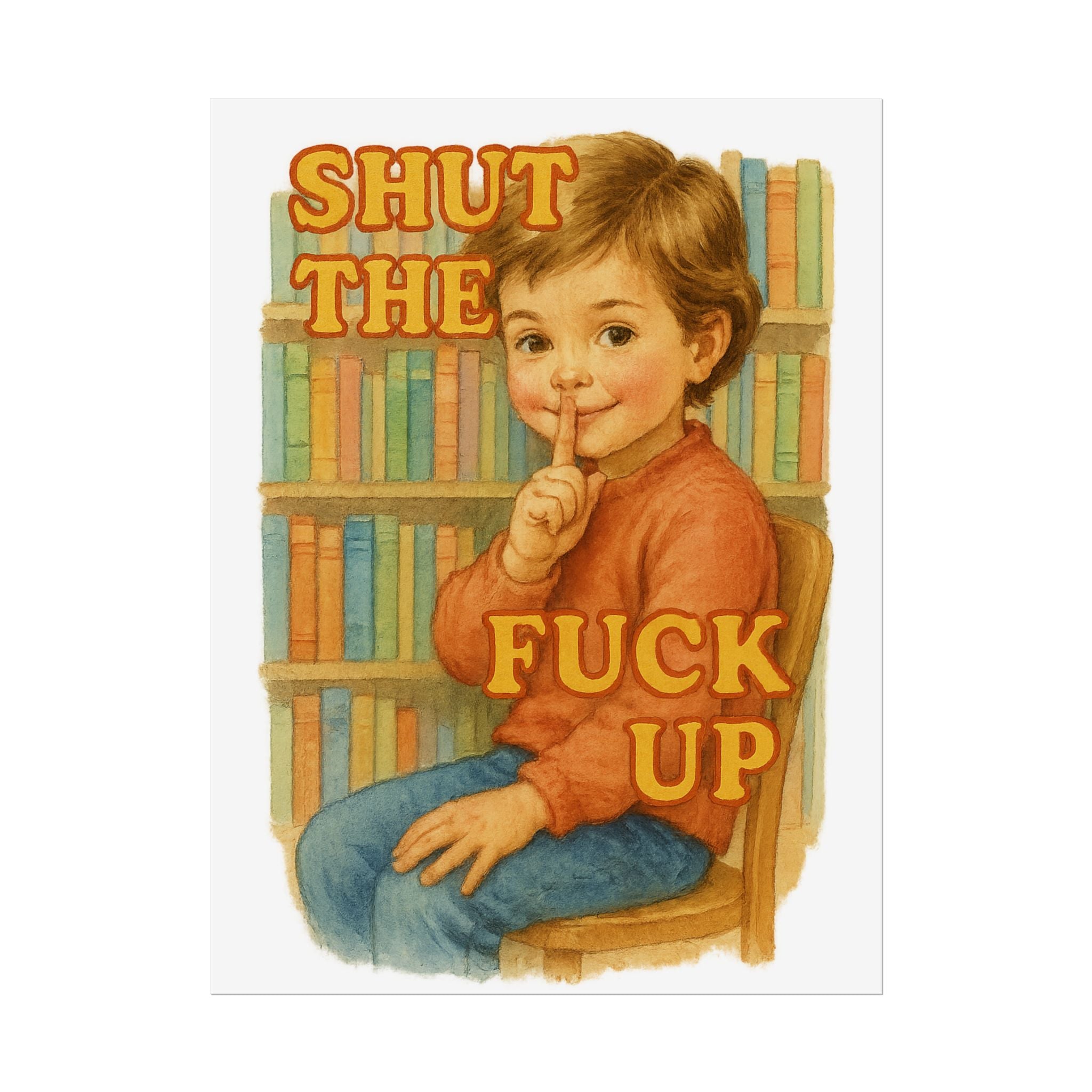 Shut The Fuck Up Poster 6" x 8"