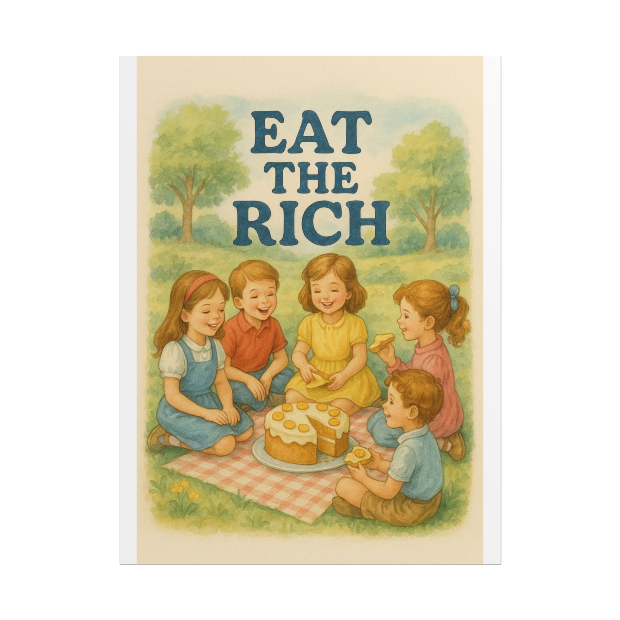 Eat The Rich Poster 6" x 8"