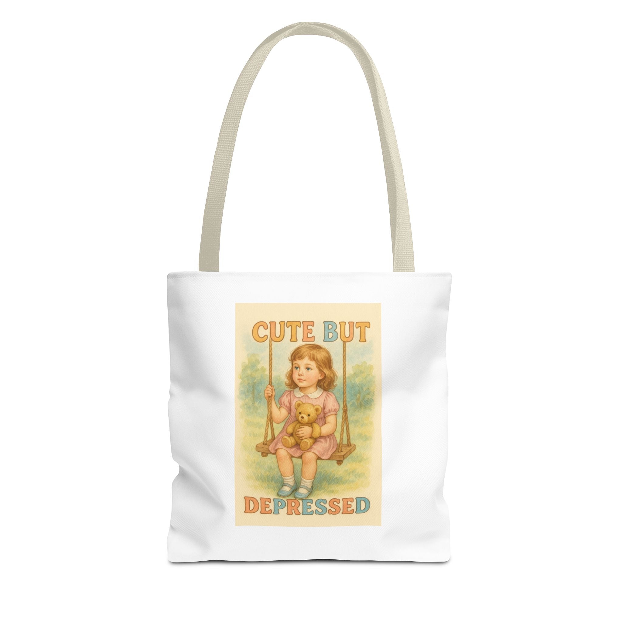 Cute But Depressed & Candy Chaos - Tote Bag  Fun Eco-Friendly Shoulder Bag