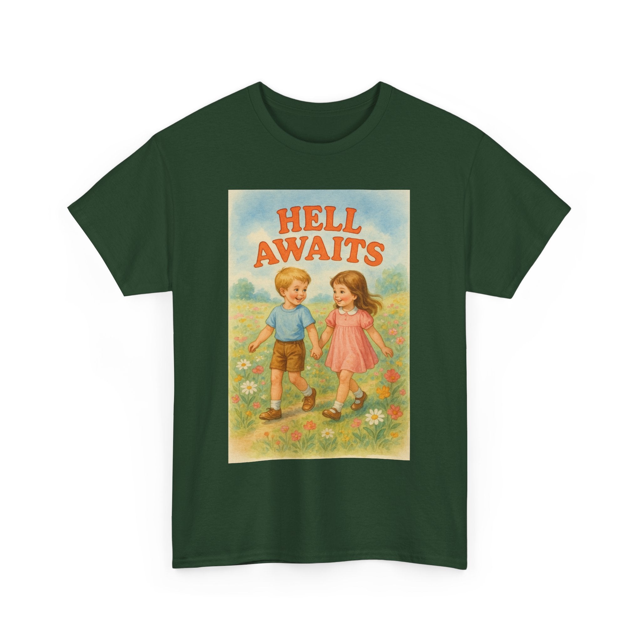 Hell Awaits - Unisex Funny T-Shirt