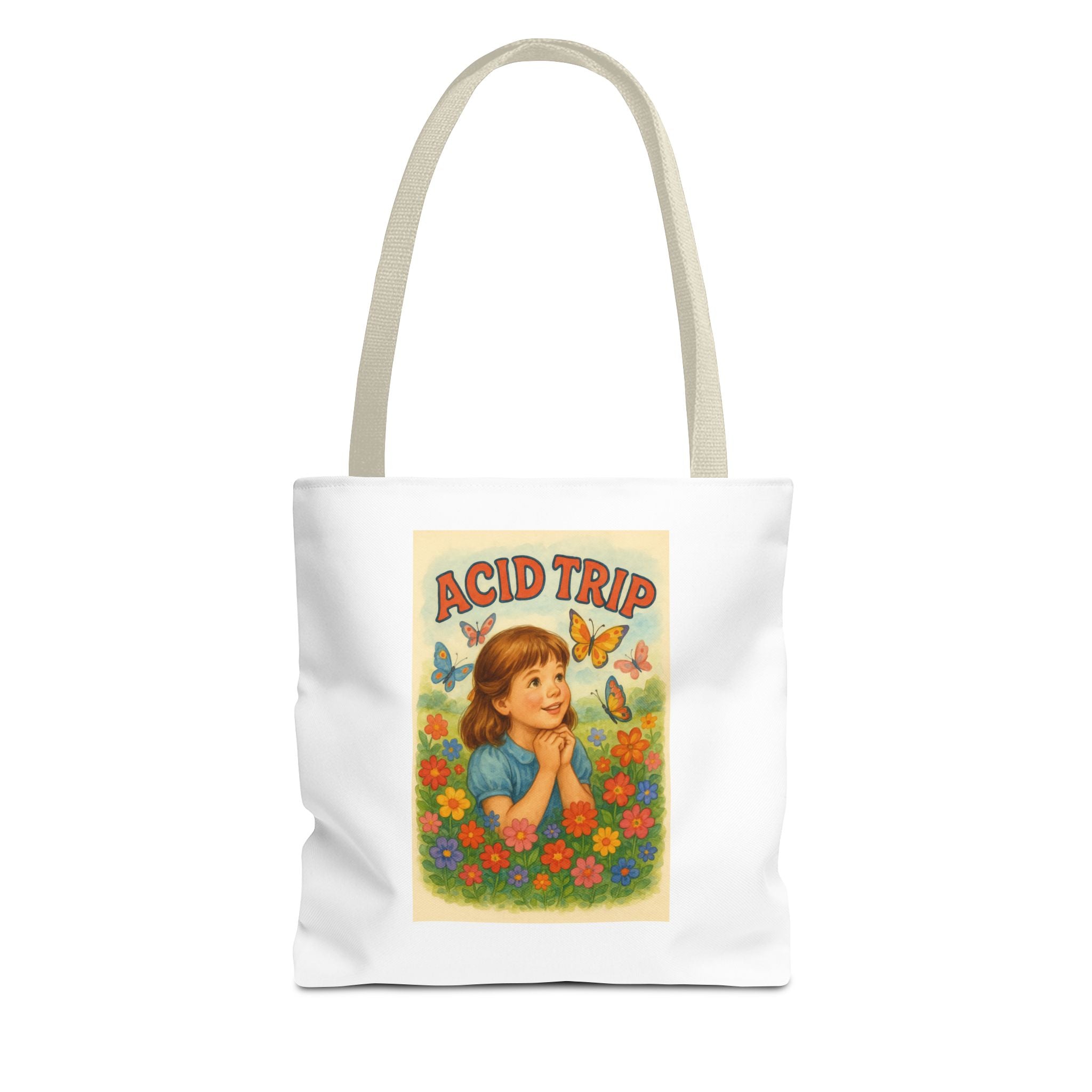 Acid Trip & Candy Chaos - Tote Bag  Fun Eco-Friendly Shoulder Bag