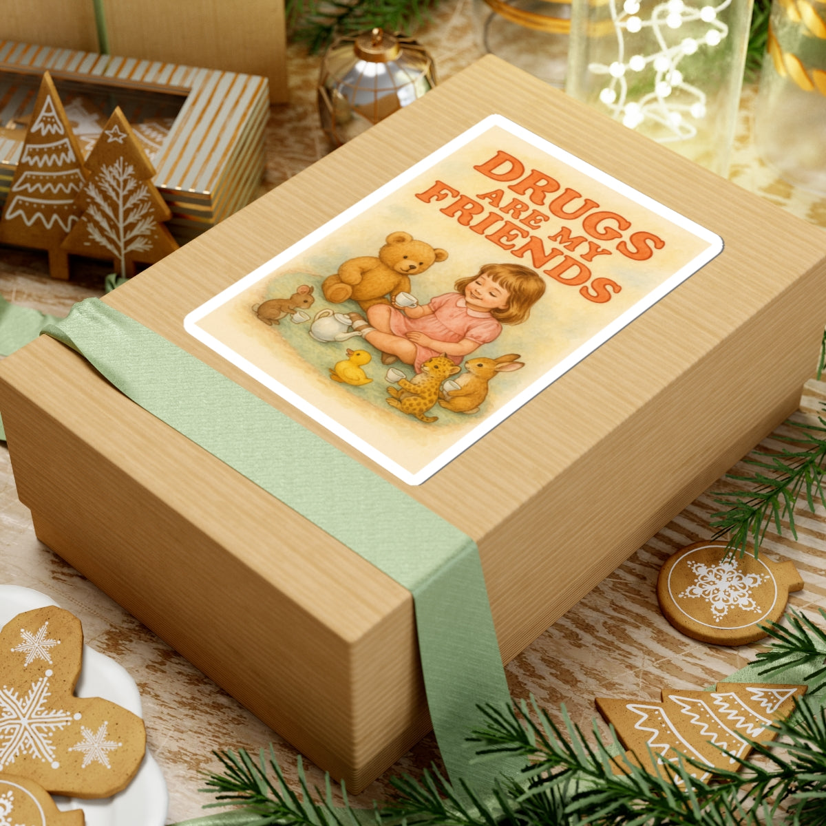 Drugs Are My Friends Sticker