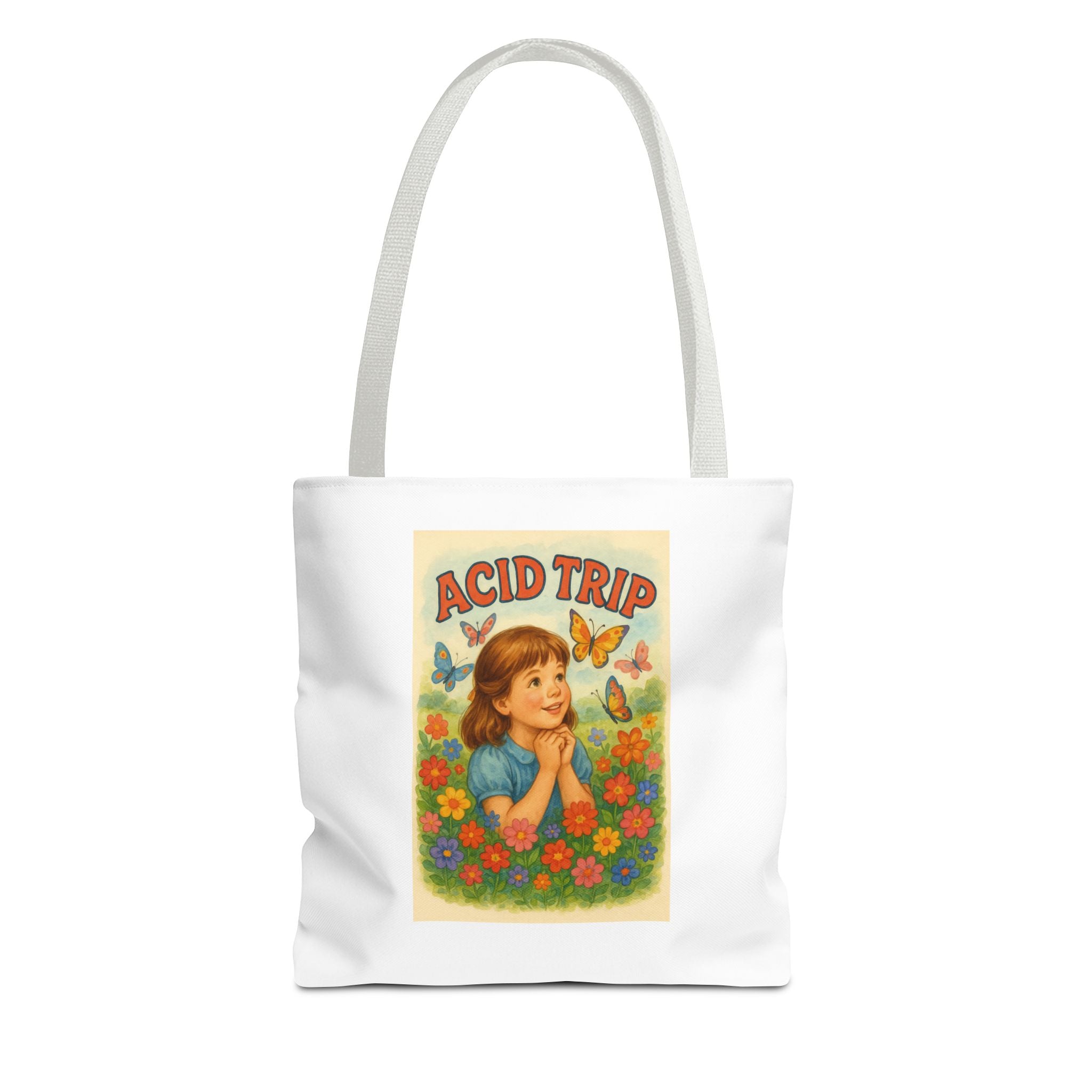 Acid Trip & Candy Chaos - Tote Bag  Fun Eco-Friendly Shoulder Bag