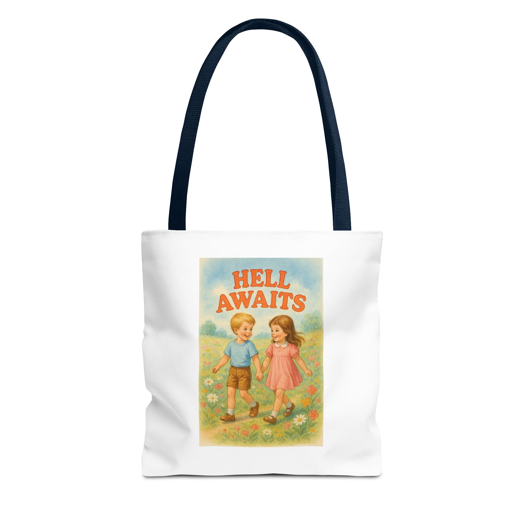 Hell Awaits & Candy Chaos - Tote Bag  Fun Eco-Friendly Shoulder Bag