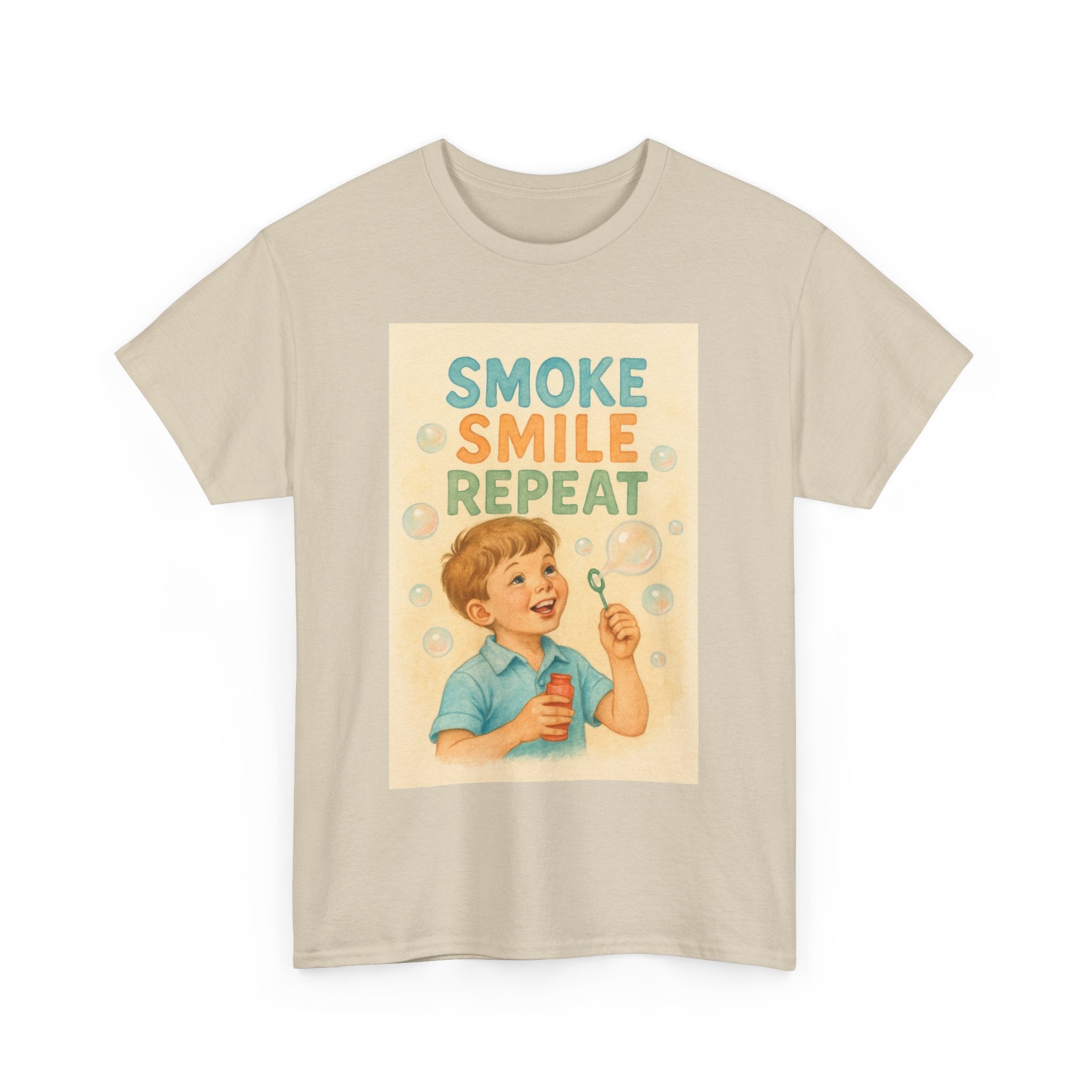 Smoke, Smile, Repeat - Unisex Funny T-Shirt