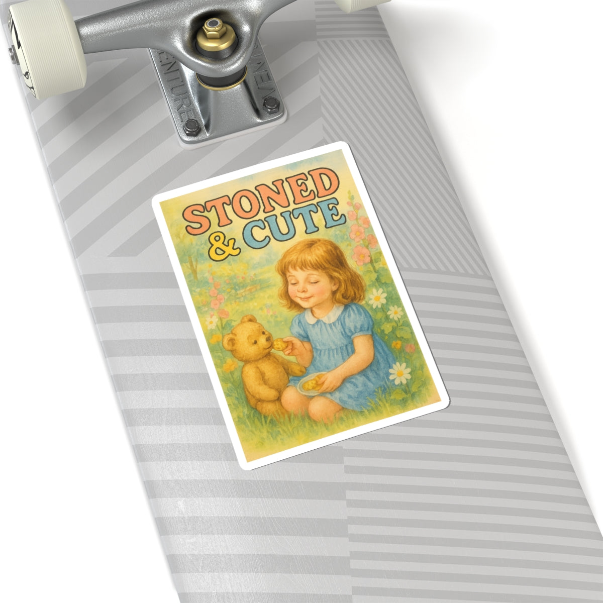 Stoned & Cute Sticker