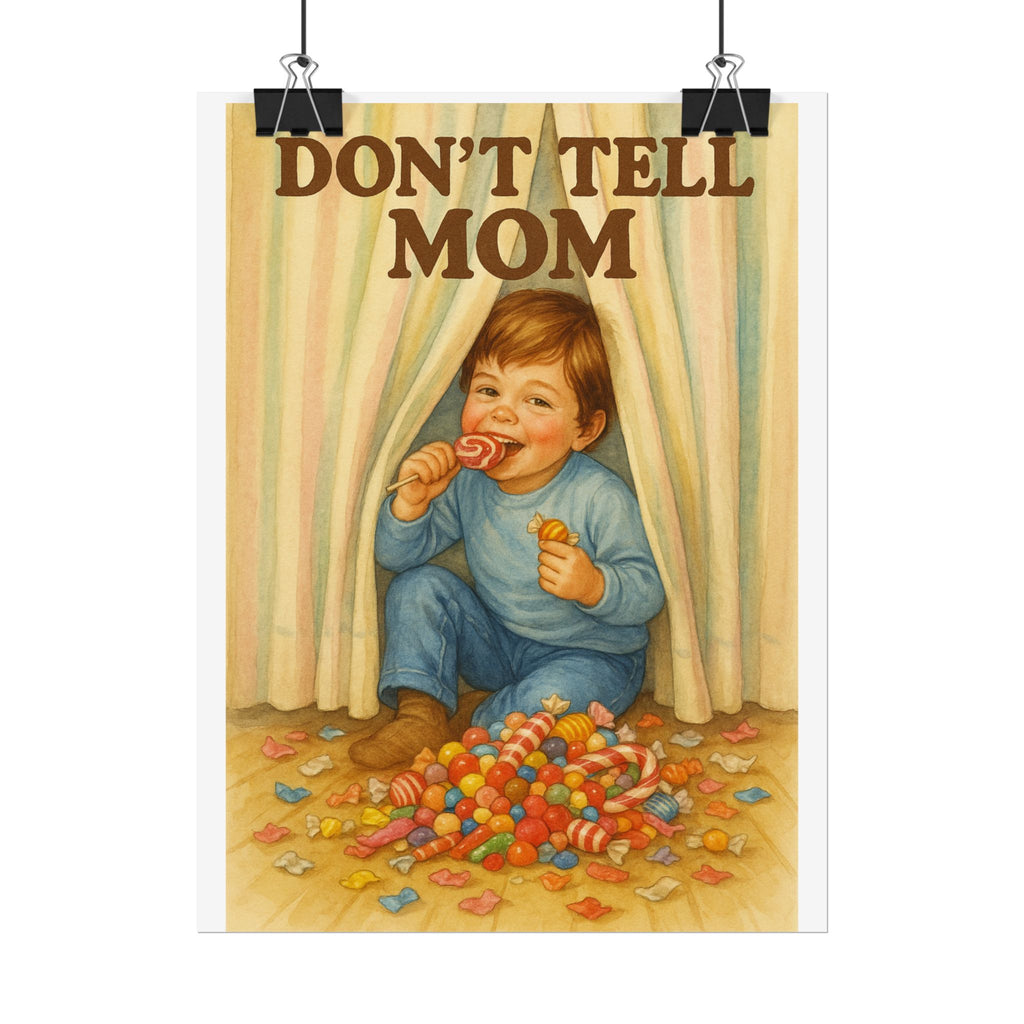 Don’t Tell Mom Poster 6" x 8"