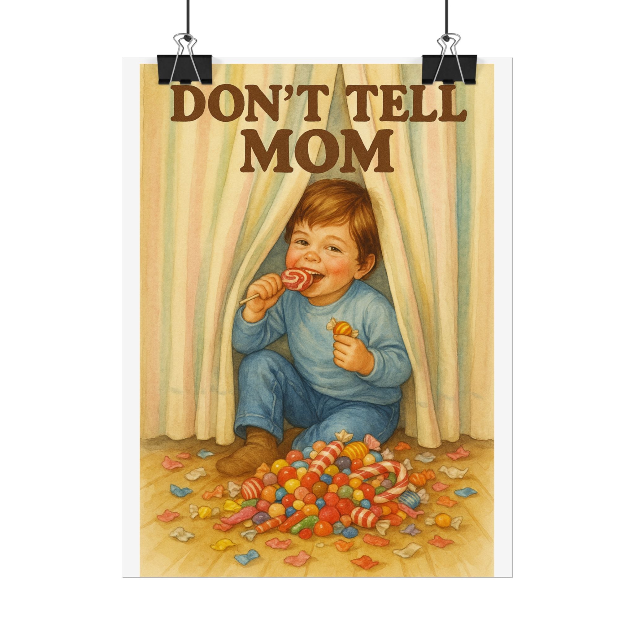 Don’t Tell Mom Poster 6" x 8"