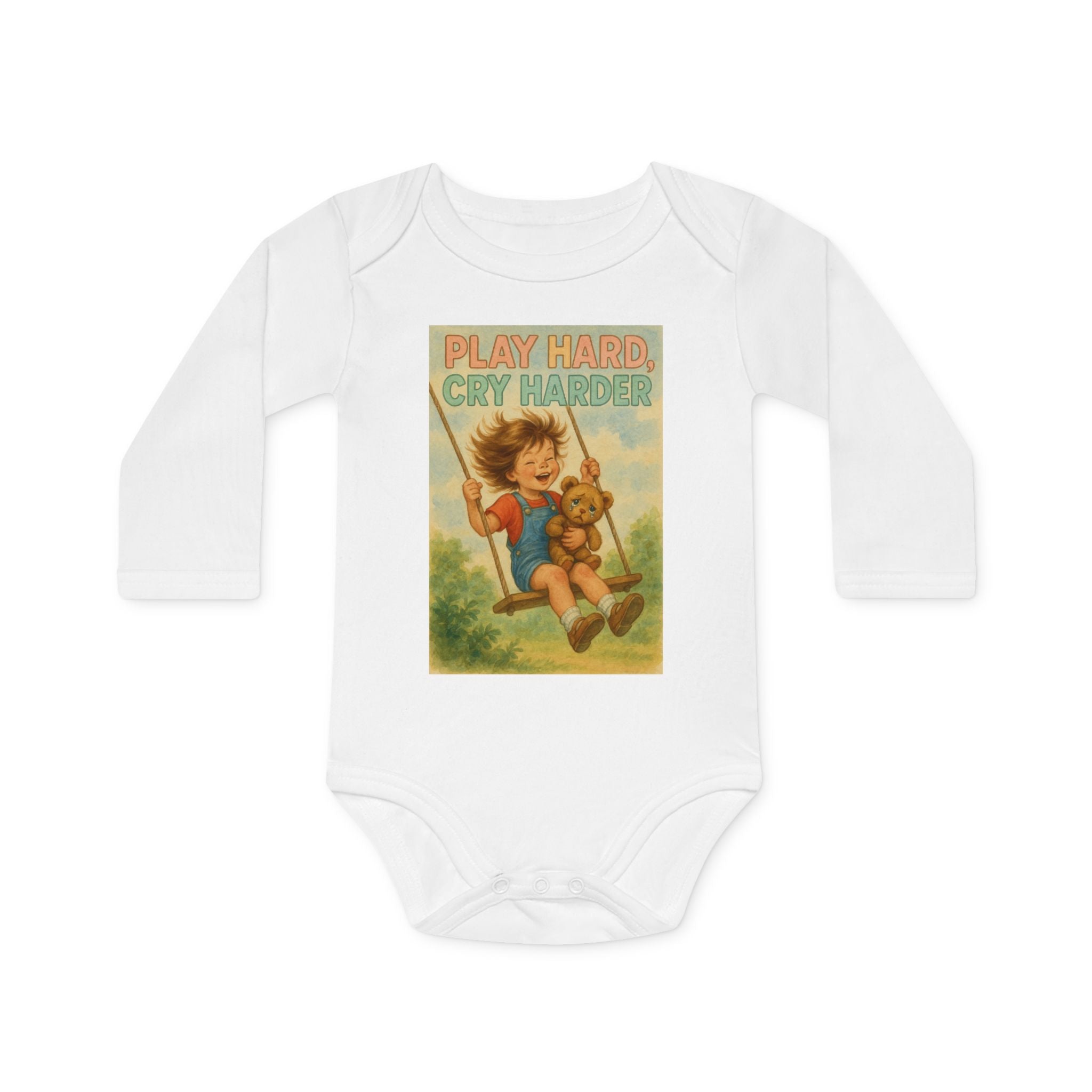 Play Hard, Cry Harder - Funny Baby Bodysuit