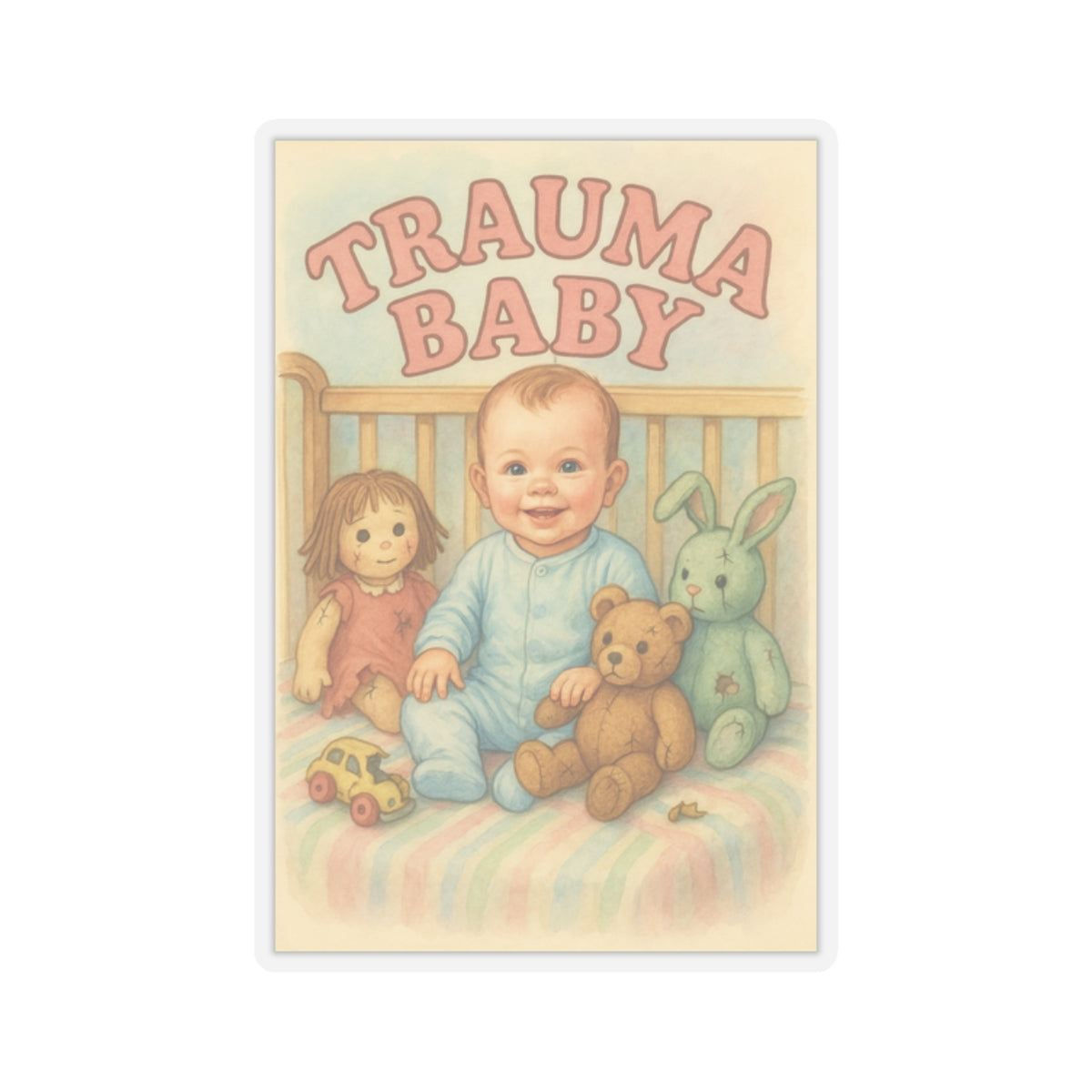 Trauma Baby Sticker