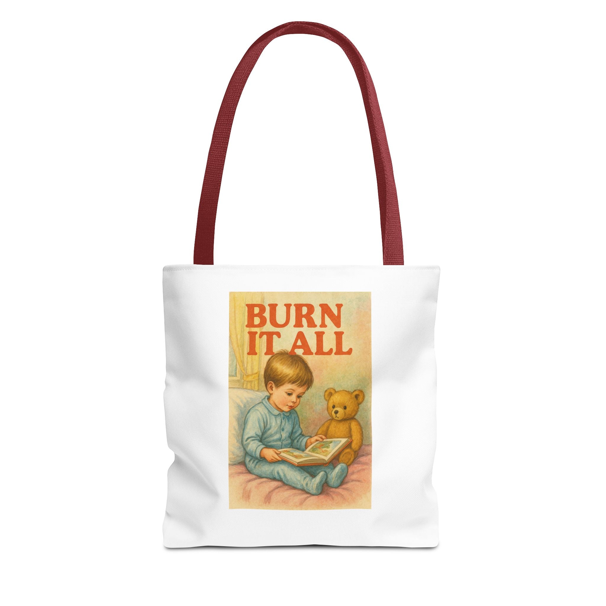Burn It All & Candy Chaos - Tote Bag  Fun Eco-Friendly Shoulder Bag