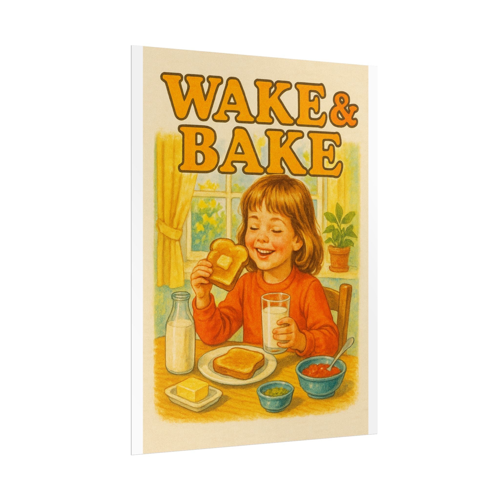 Wake & Bake Poster 6" x 8"