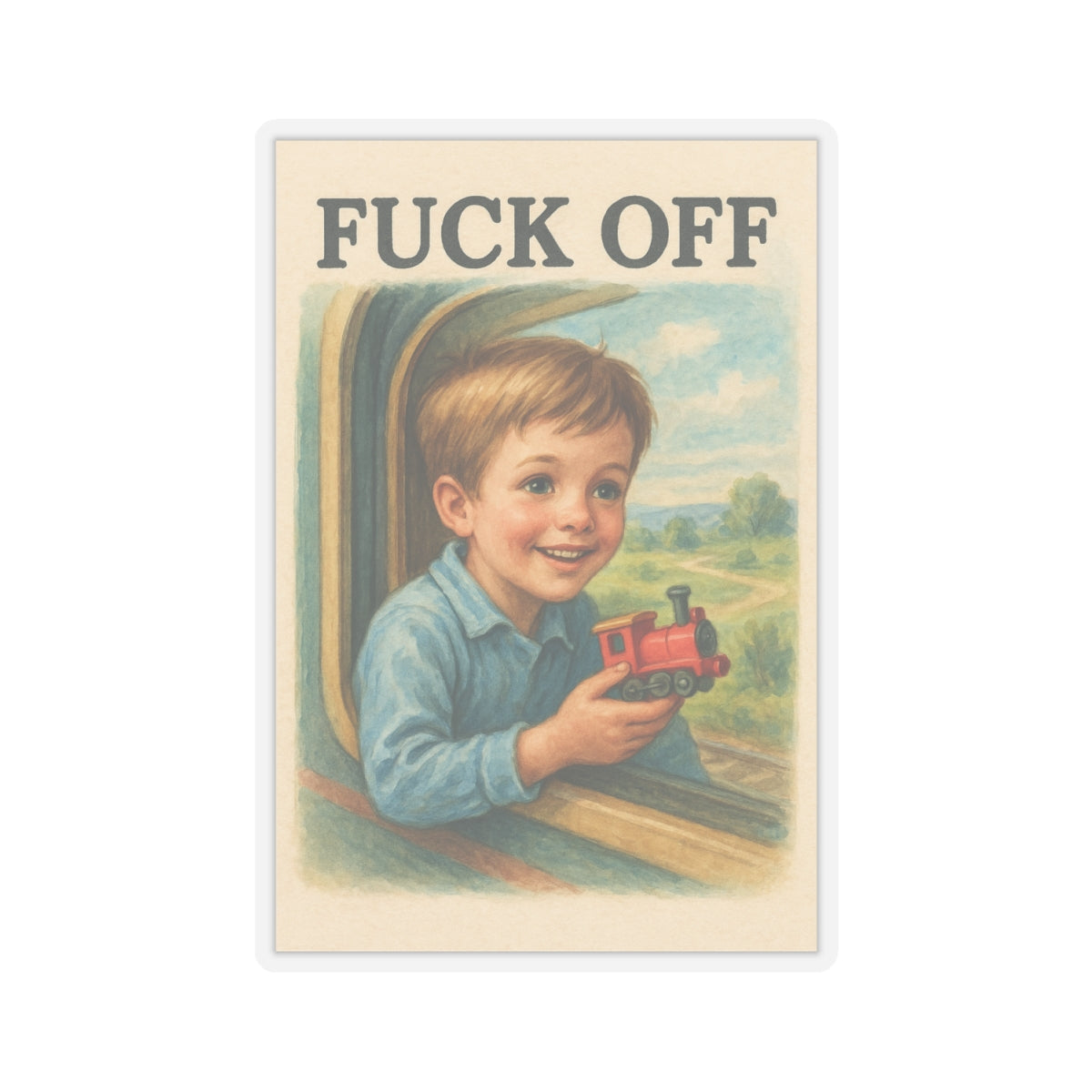 Fuck Off Sticker