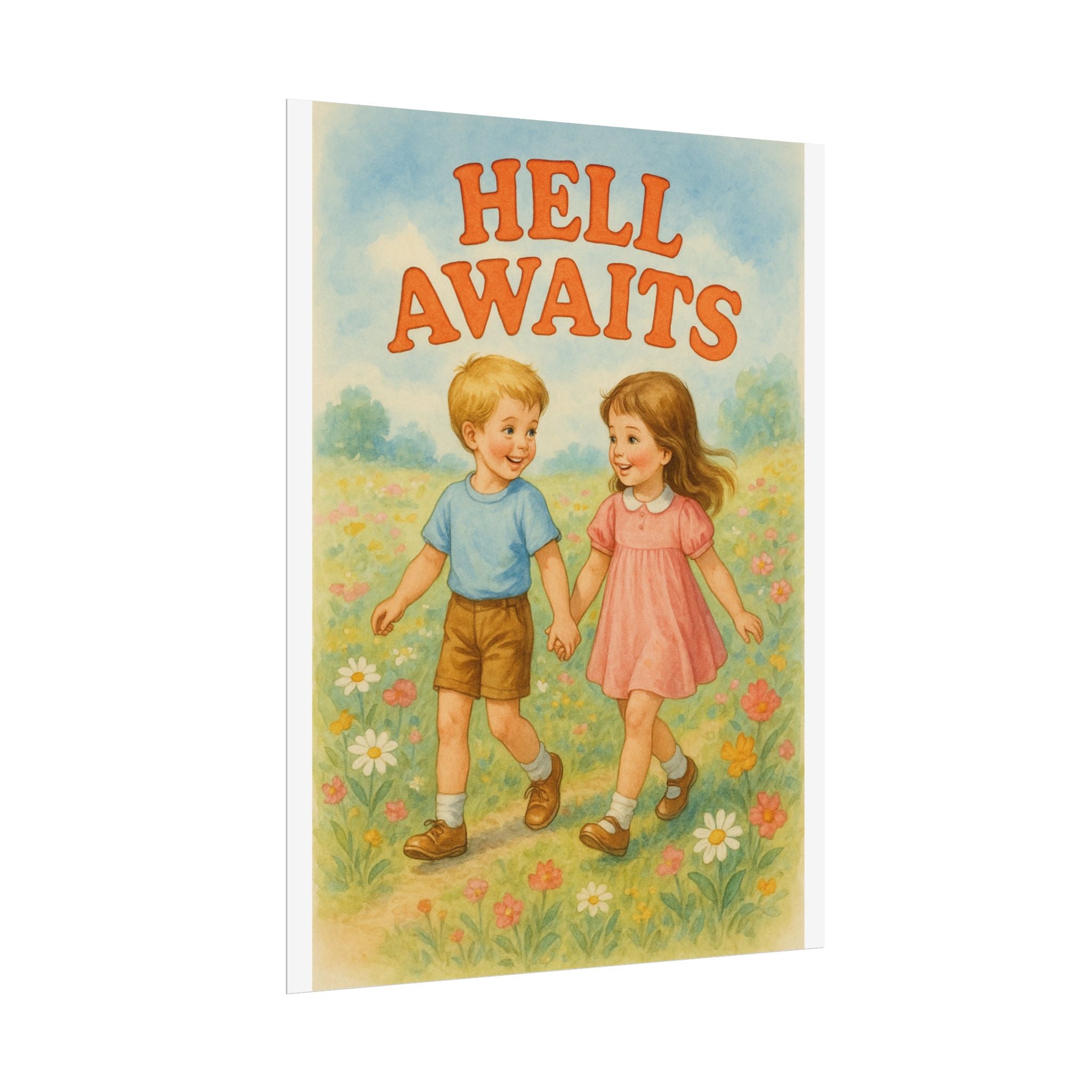 Hell Awaits 6" x 8"