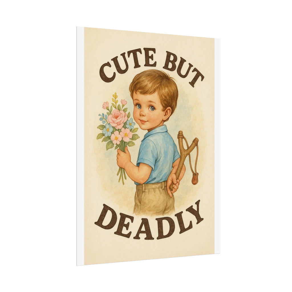 Cute But Deadly Poster 6" x 8"