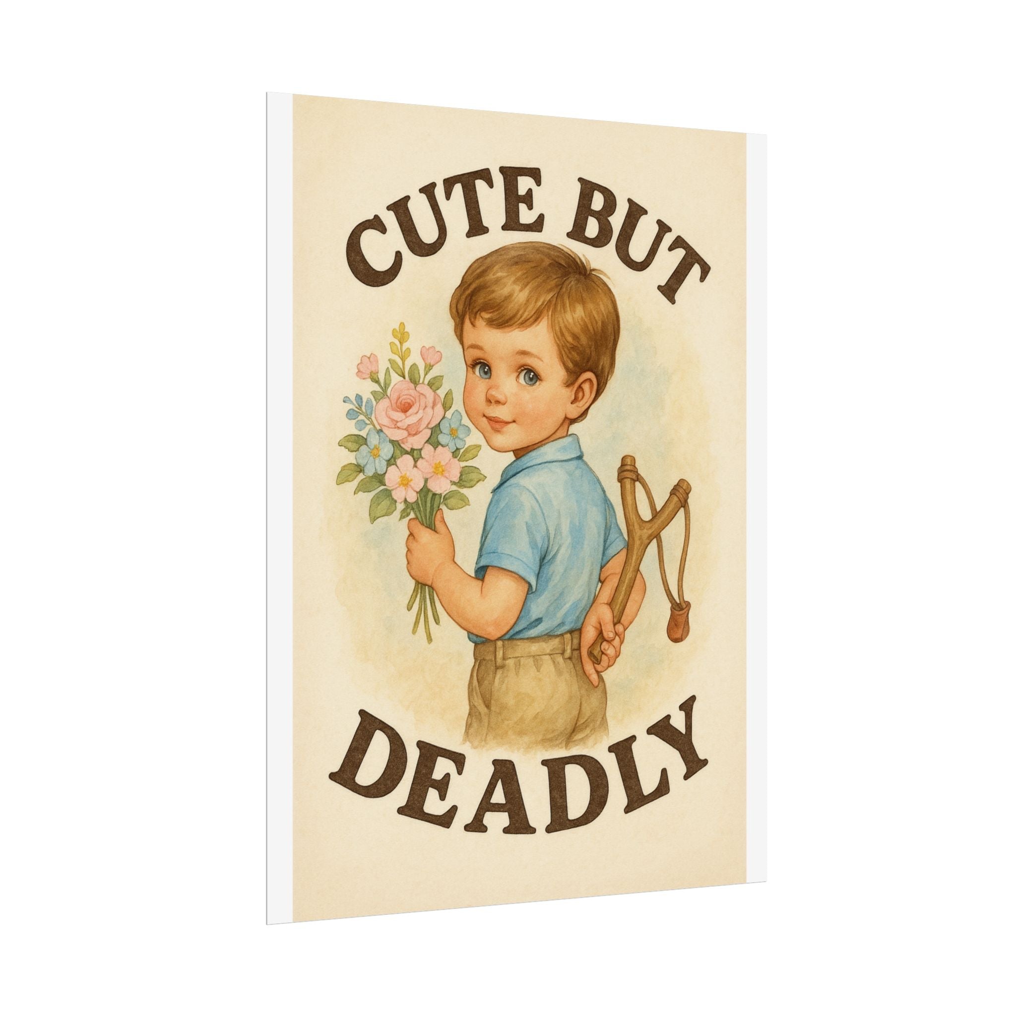 Cute But Deadly Poster 6" x 8"