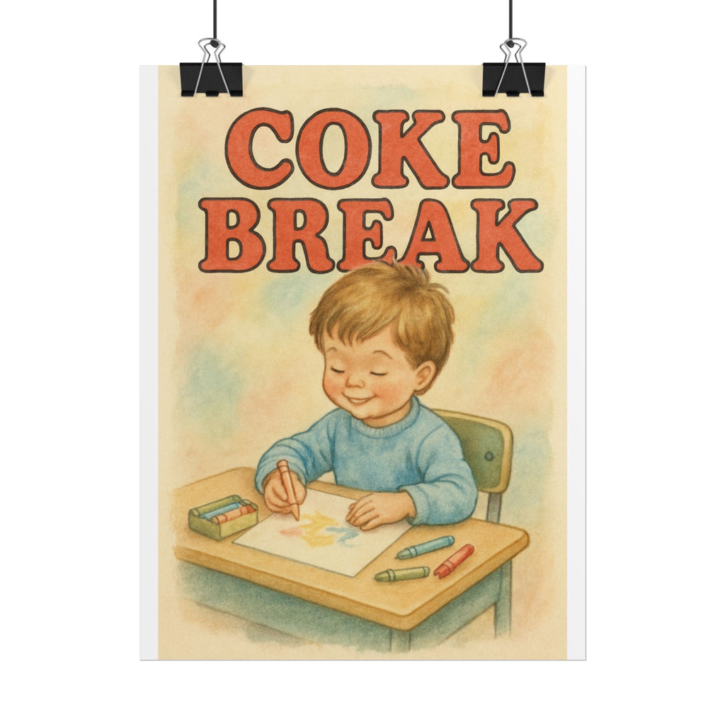 Coke Break Poster 6" x 8"