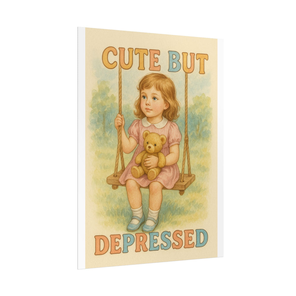 Cut But Depressed Poster 6" x 8"