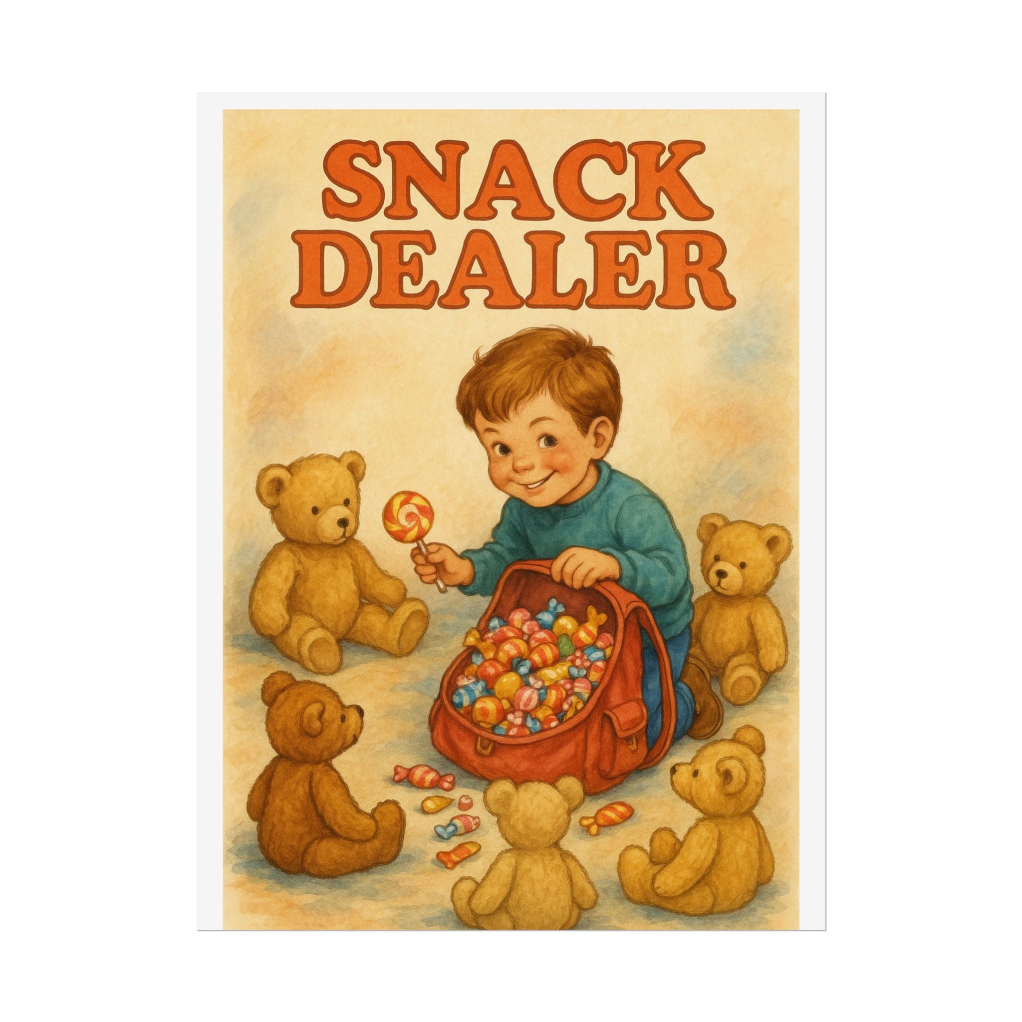 Snack Dealer Poster 6" x 8"