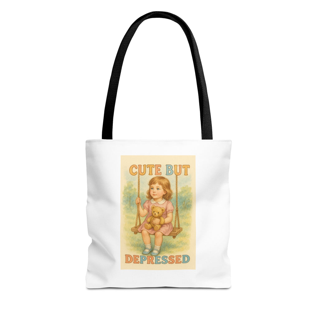 Cute But Depressed & Candy Chaos - Tote Bag  Fun Eco-Friendly Shoulder Bag